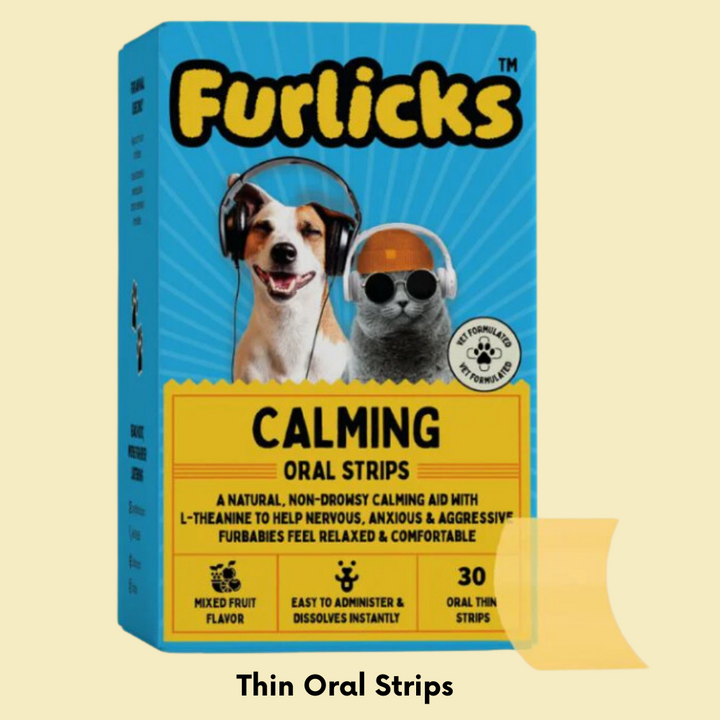 FURLICKS Calming Supplements - Oral Strips