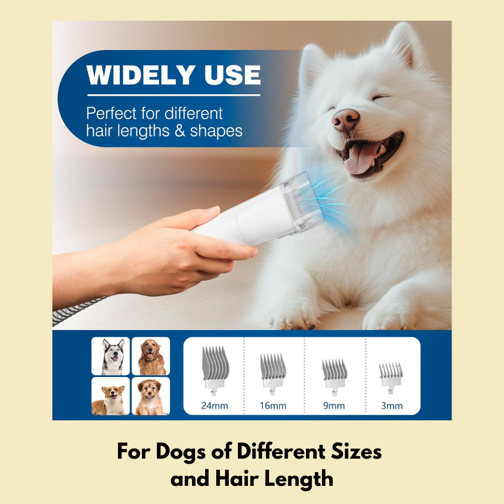 Dog and Cat Hair Vacuum with 2.3L Capacity Larger Pet Hair Dust Cup