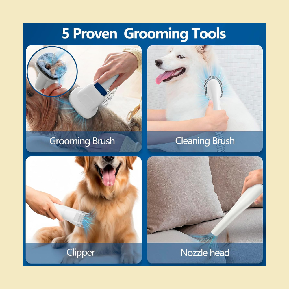 Dog and Cat Hair Vacuum with 2.3L Capacity Larger Pet Hair Dust Cup