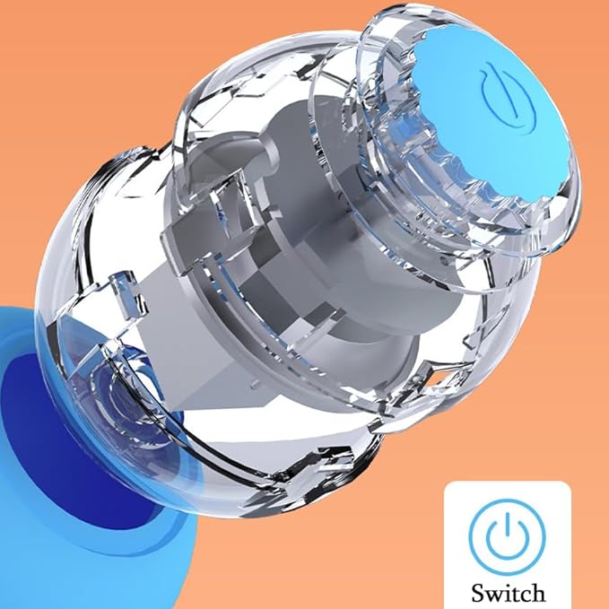 Interactive Cat Toy Ball - Automatic Cat Toy with LED Light