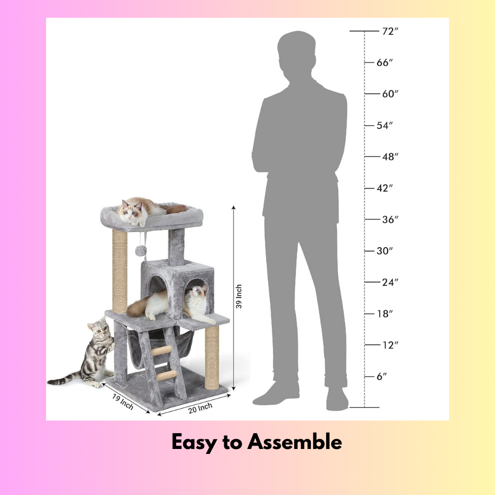 Cat Tree Tower | Play Scratching Post