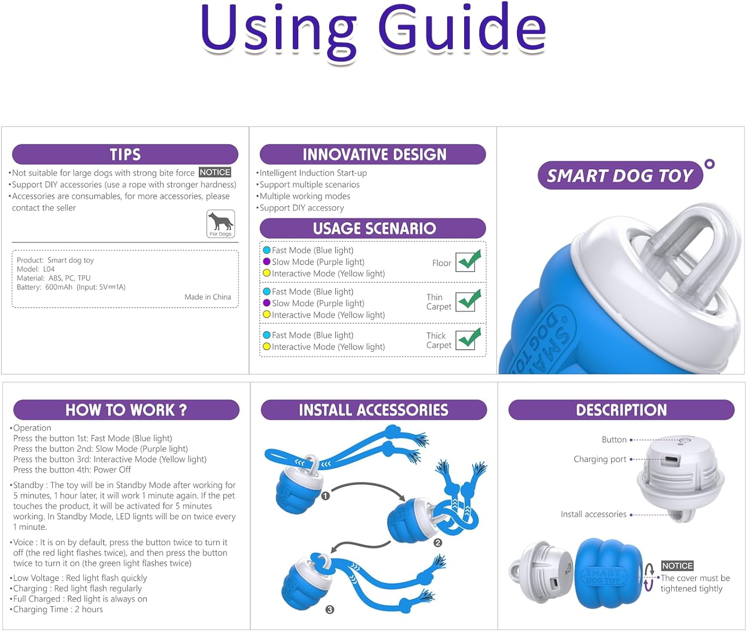 Motion Activated Squeaky Toy