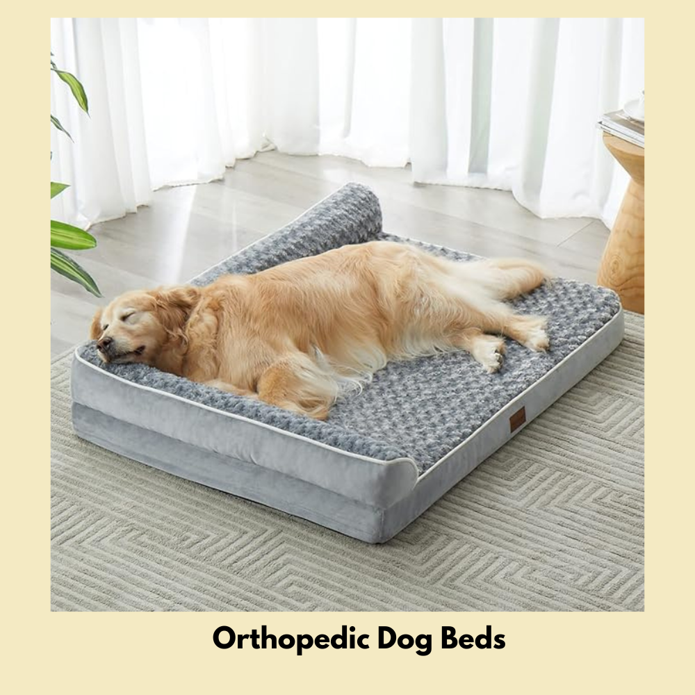Orthopedic Dog Beds for Large Dogs-Waterproof Sofa Dog Bed with Removable Washable Cover