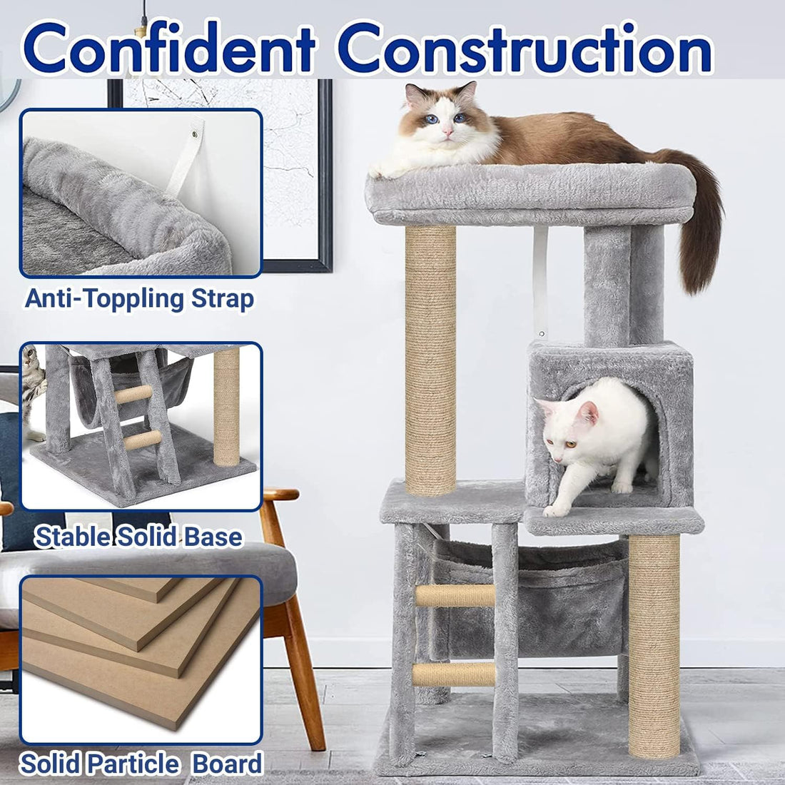 Cat Tree Tower | Play Scratching Post