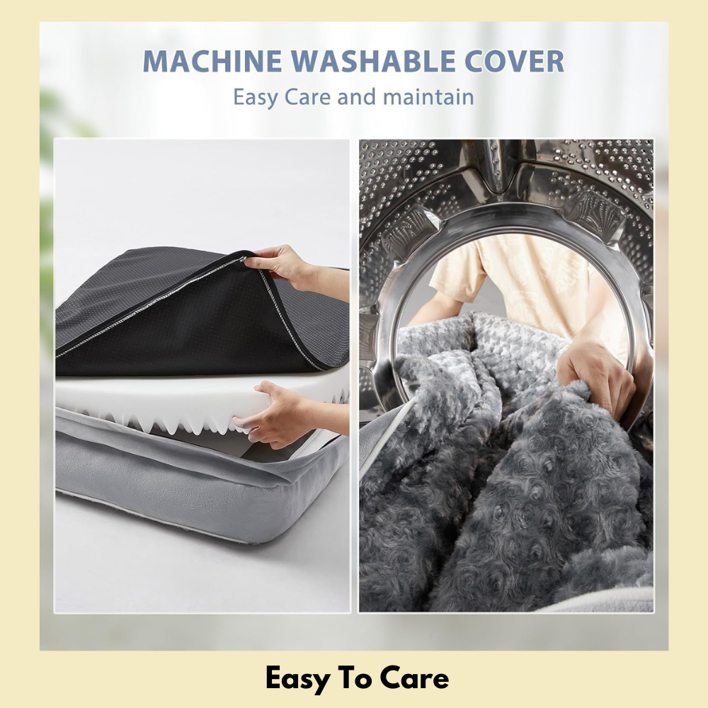 Orthopedic Dog Beds for Large Dogs-Waterproof Sofa Dog Bed with Removable Washable Cover
