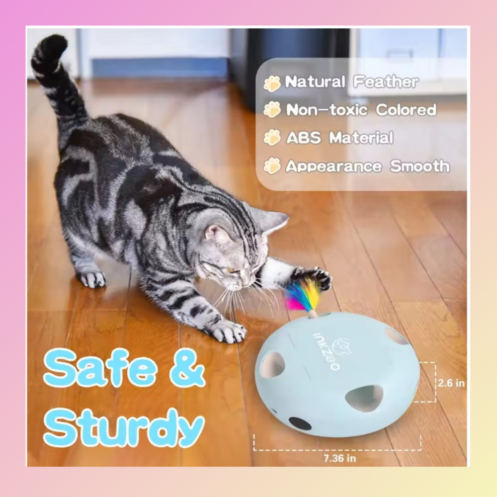 Interactive Cat Toy | Automatic 7 Holes Mice Whack-A-Mole