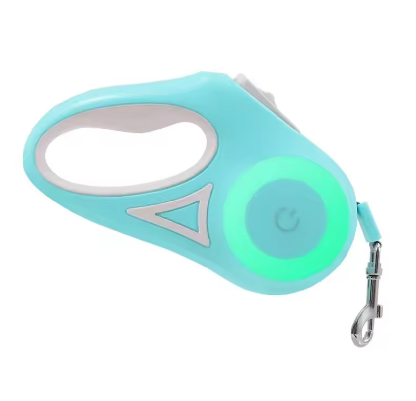 LED Luminous Automatic Retractable Leash for Dogs