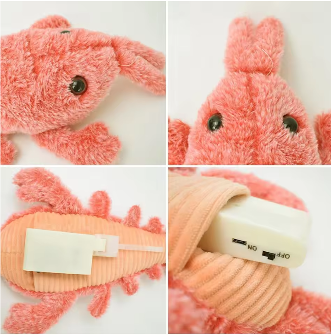 Electric Lobster USB Rechargeable Dog Toy